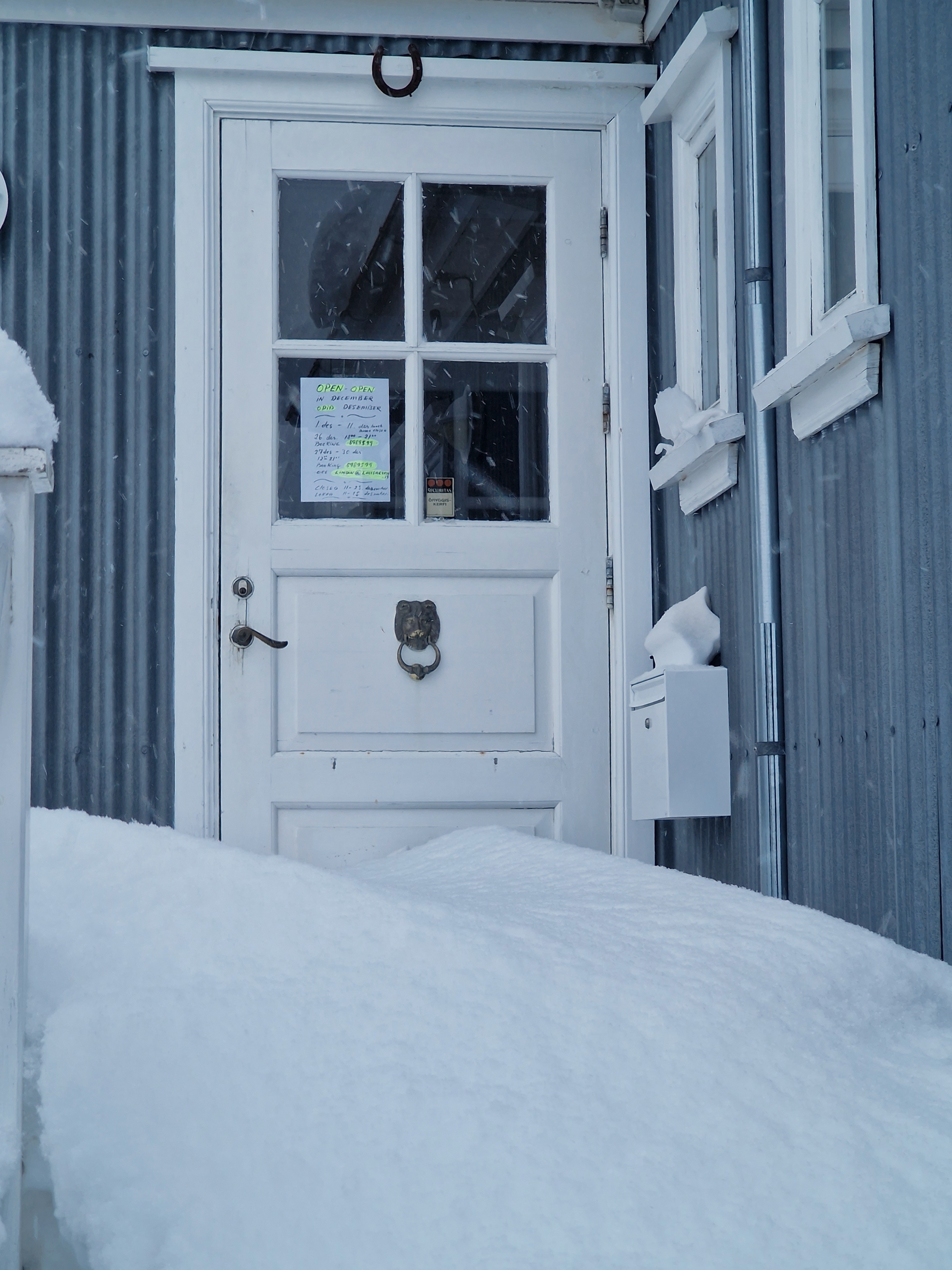 Heaps of new snow piling up every morning, making getting out of the house an adventure