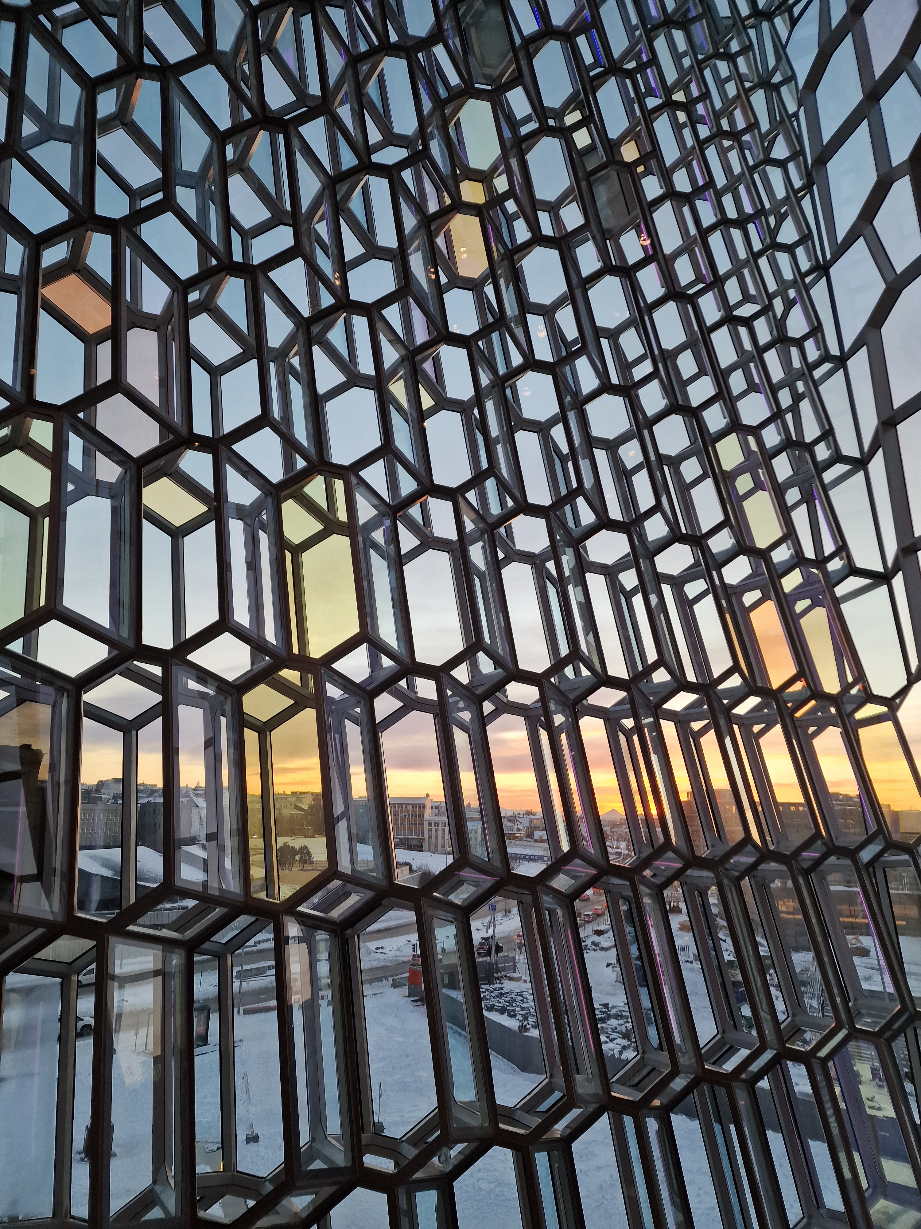 Some grand architecture at the famous Harpa Hall