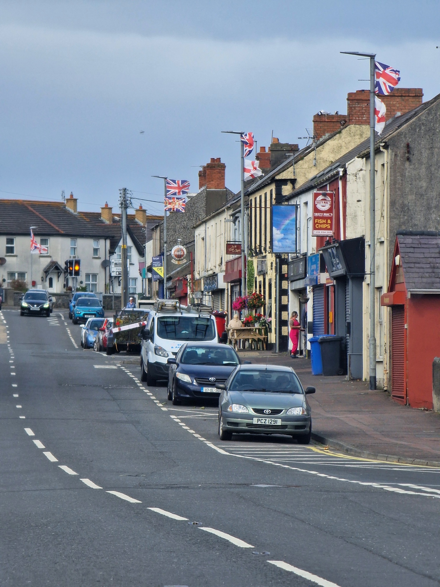 Typical Northern Irish Main Road Scenery